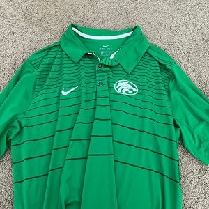 nike green collared shirt size xxl